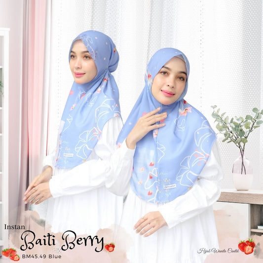[ BUY 3 GET 1 FREE ] Berry - Instan Baiti - Blue - BM45.49