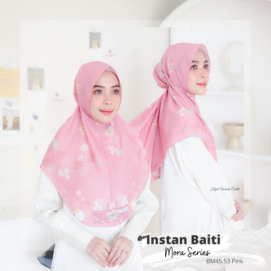 [ BUY 3 GET 1 FREE ] Mora - Instan Baiti - Pink - BM45.53