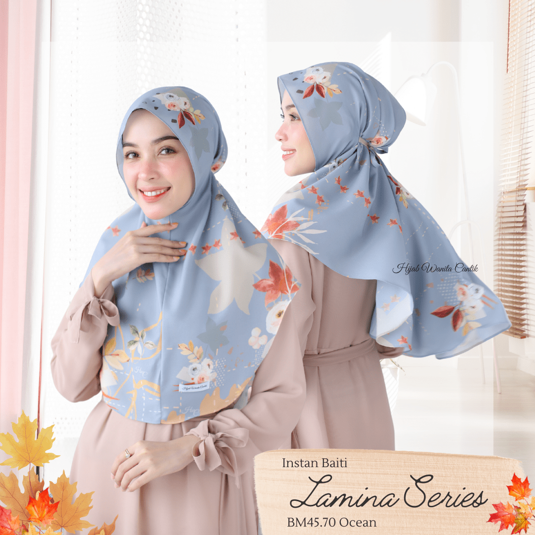 [ BUY 3 GET 1 FREE ] Lamina - Instan Baiti - Ocean - BM45.70
