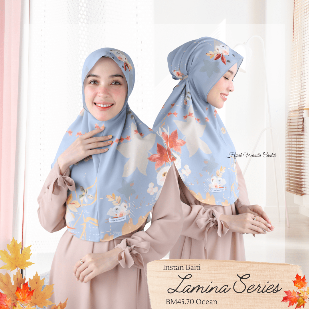 [ BUY 3 GET 1 FREE ] Lamina - Instan Baiti - Ocean - BM45.70