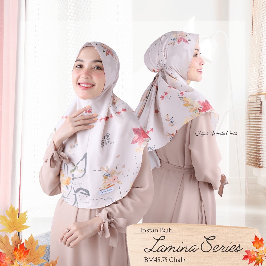 [ BUY 3 GET 1 FREE ] Lamina - Instan Baiti - Chalk - BM45.75
