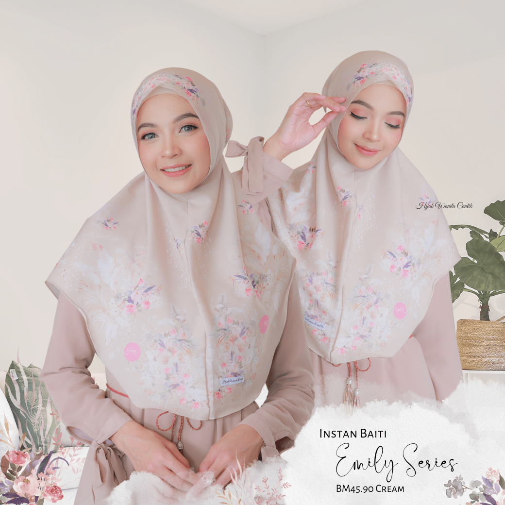 [ BUY 3 GET 1 FREE ] Emily - Instan Baiti -Cream - BM45.90