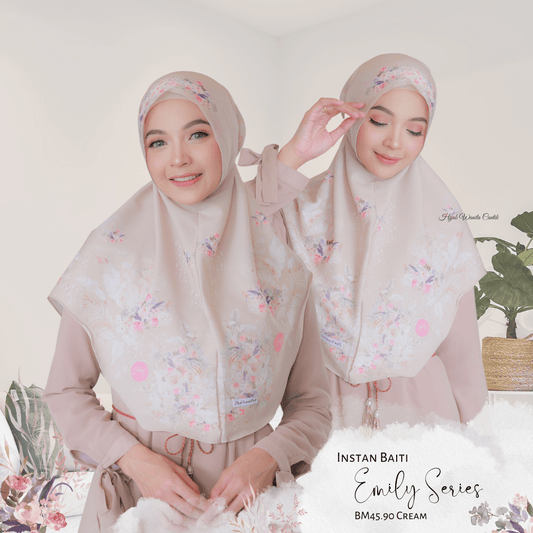 [ BUY 3 GET 1 FREE ] Emily - Instan Baiti -Cream - BM45.90