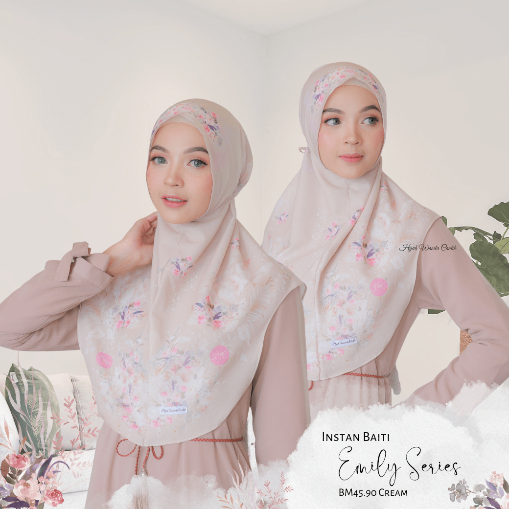 [ BUY 3 GET 1 FREE ] Emily - Instan Baiti -Cream - BM45.90
