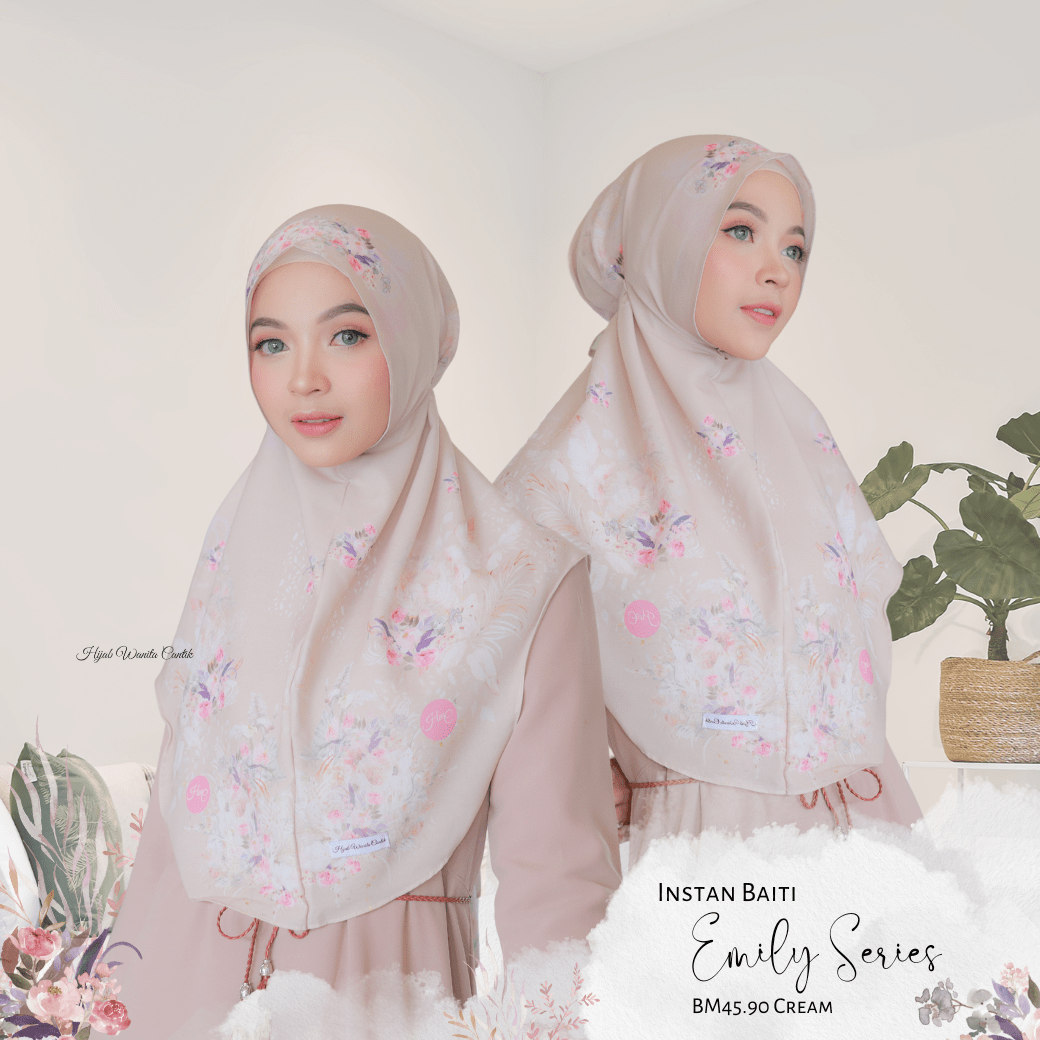 [ BUY 3 GET 1 FREE ] Emily - Instan Baiti -Cream - BM45.90
