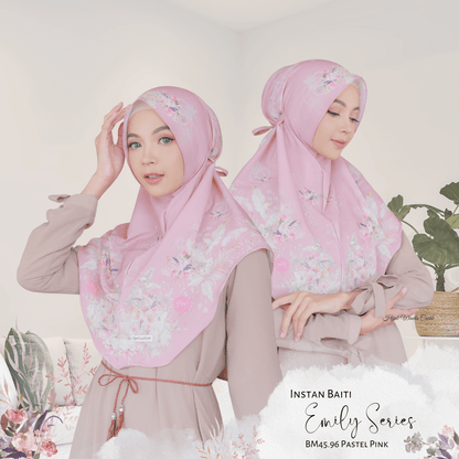 [ BUY 3 GET 1 FREE ] Emily - Instan Baiti - Pastel Pink - BM45.96
