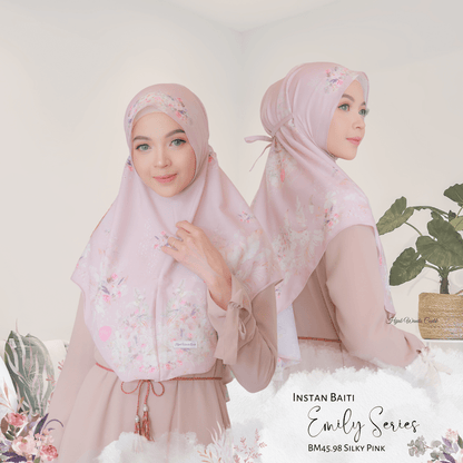 [ BUY 3 GET 1 FREE ] Emily - Instan Baiti - Silky Pink - BM45.98