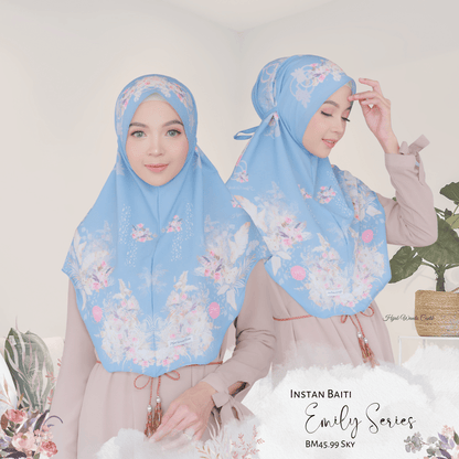 [ BUY 3 GET 1 FREE ] Emily - Instan Baiti - Sky - BM45.99