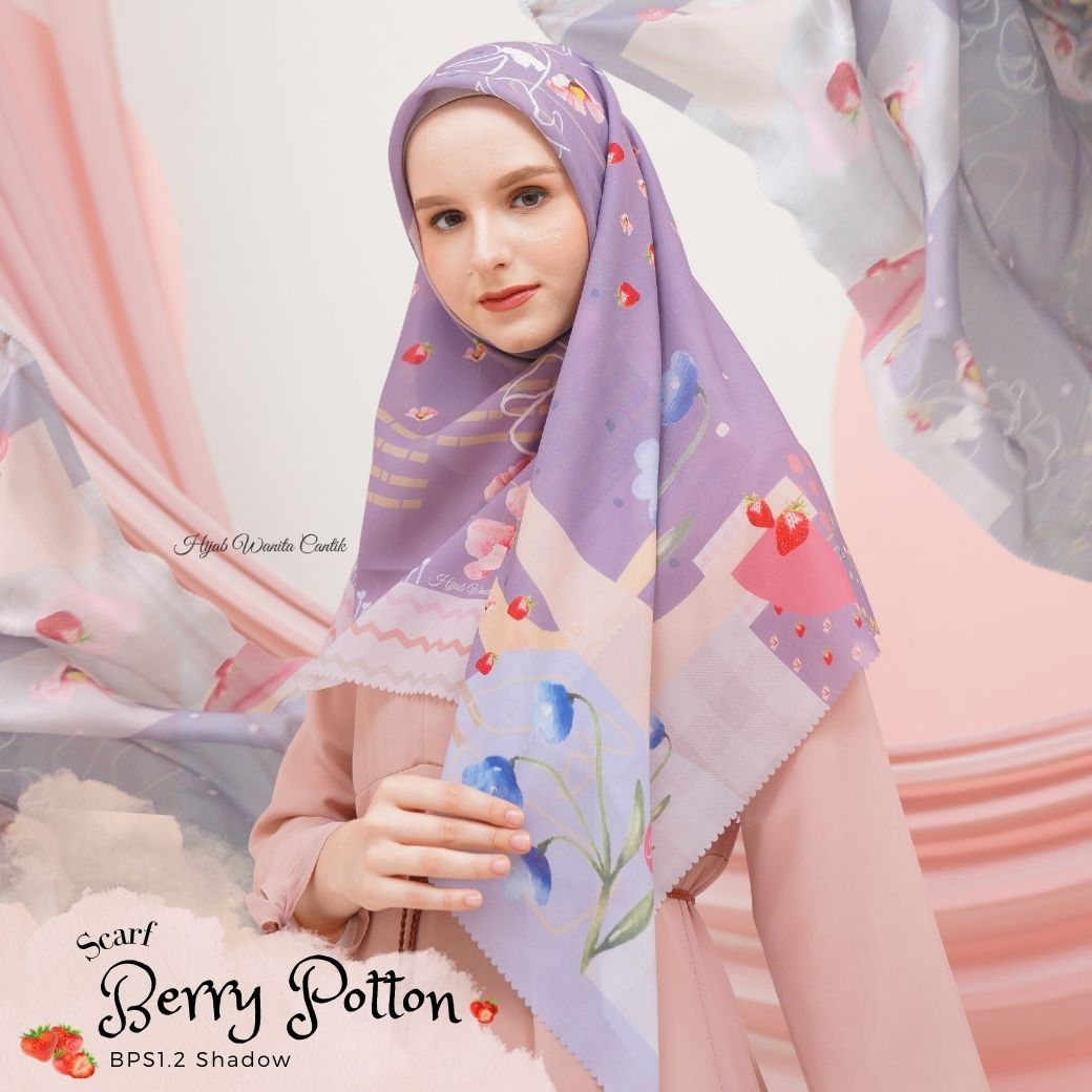 Berry Scarf Polycotton - BPS1.2 Shadow