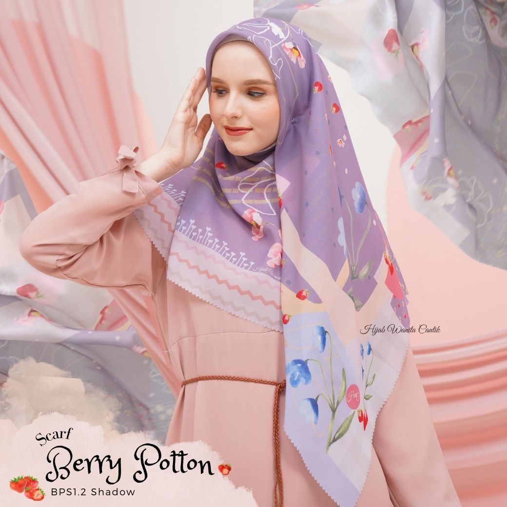 Berry Scarf Polycotton - BPS1.2 Shadow