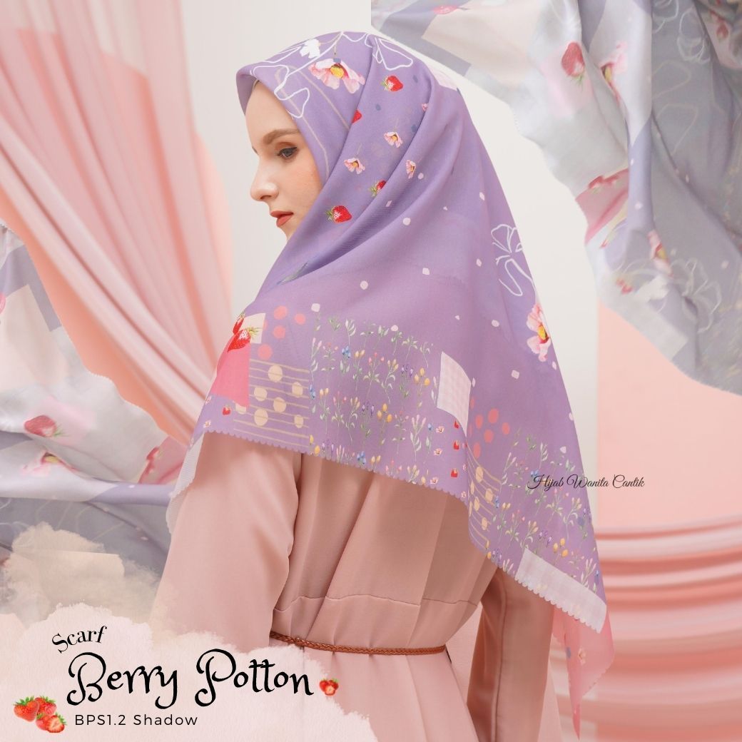 Berry Scarf Polycotton - BPS1.2 Shadow