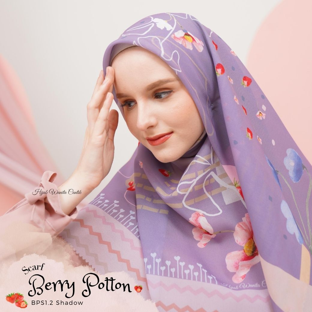 Berry Scarf Polycotton - BPS1.2 Shadow