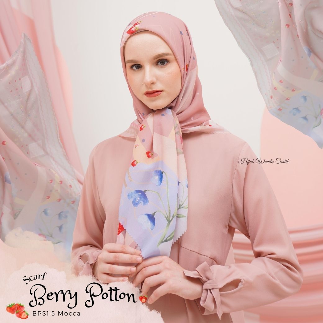 Berry Scarf Polycotton - BPS1.5 Mocca