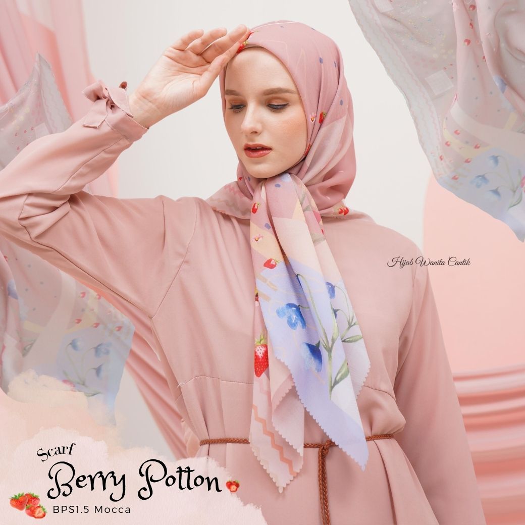 Berry Scarf Polycotton - BPS1.5 Mocca