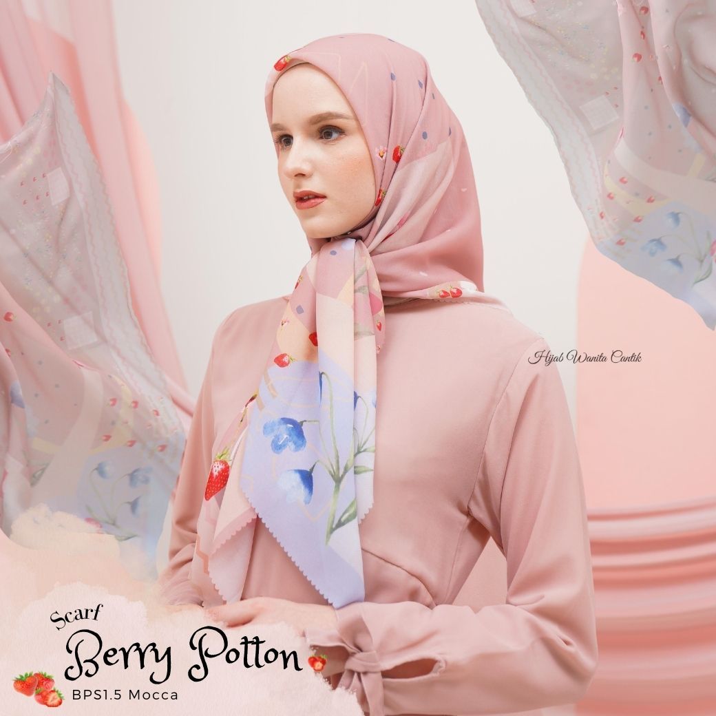 Berry Scarf Polycotton - BPS1.5 Mocca