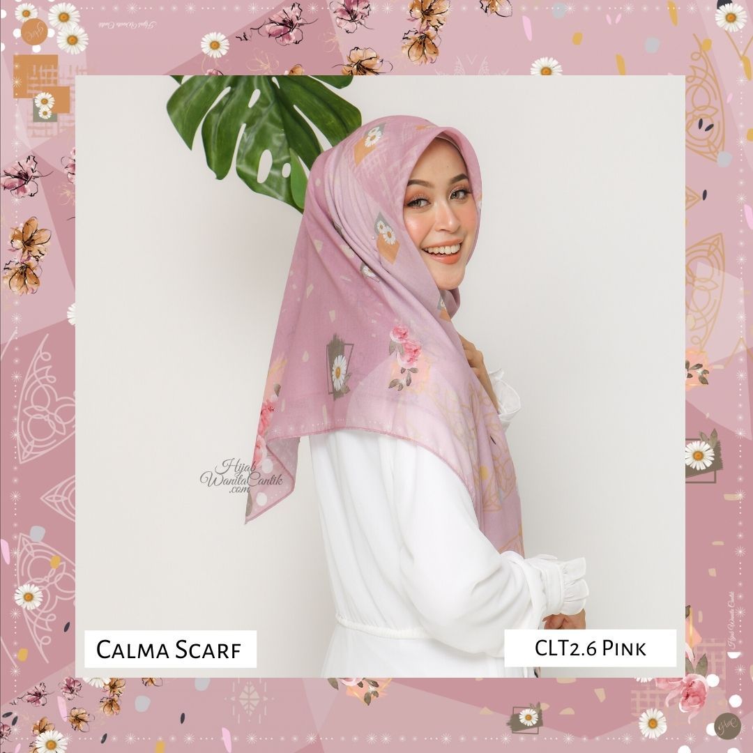 Calma Scarf Premium - CLT2.6 Pink