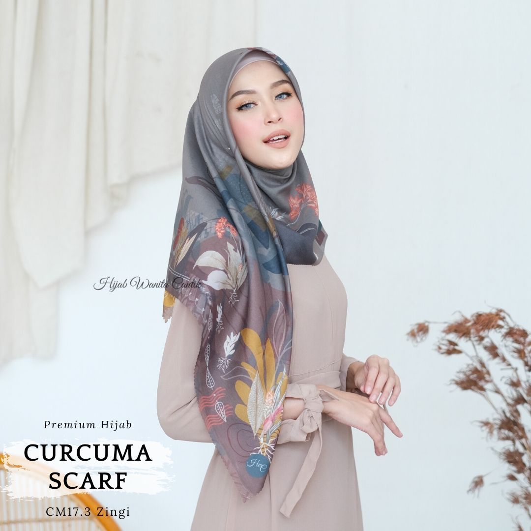 Curcuma Scarf Premium Voal - CM17.3 Zingi