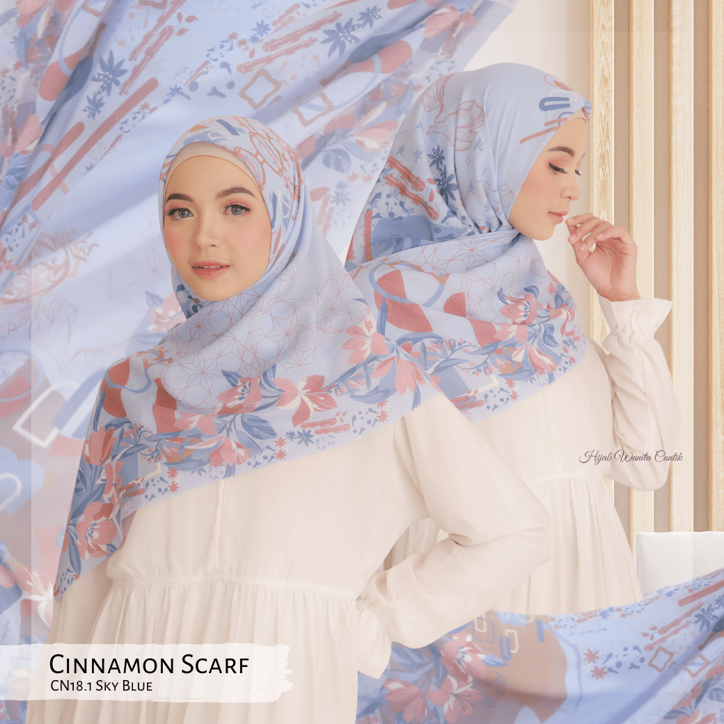 Cinnamon Scarf - CN18.1 Sky Blue