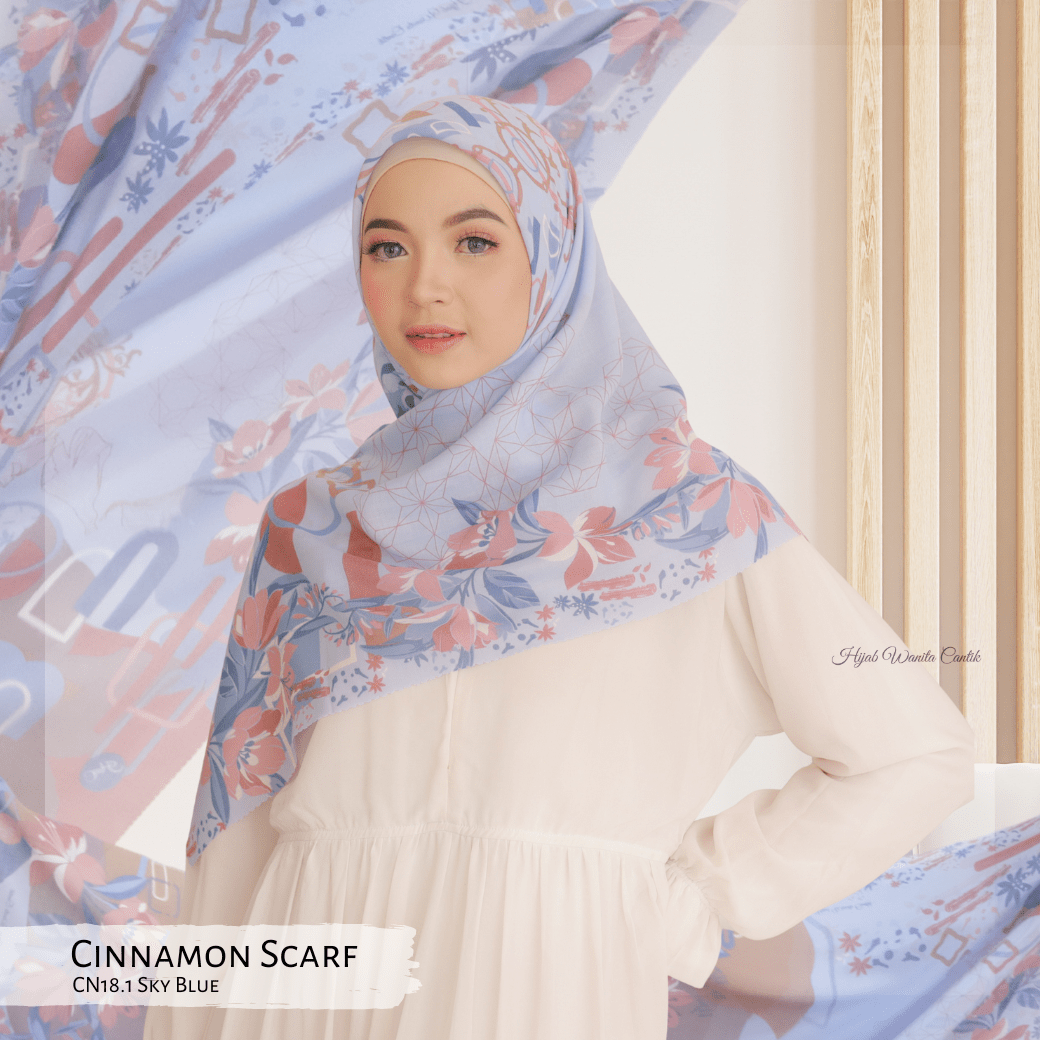 Cinnamon Scarf - CN18.1 Sky Blue
