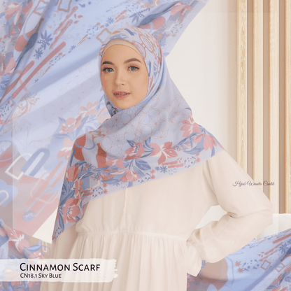 Cinnamon Scarf - CN18.1 Sky Blue