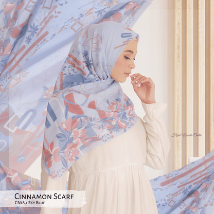 Cinnamon Scarf - CN18.1 Sky Blue