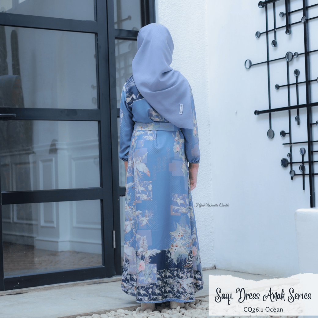 Saqi Dress Anak Custom - CQ26.1 Ocean