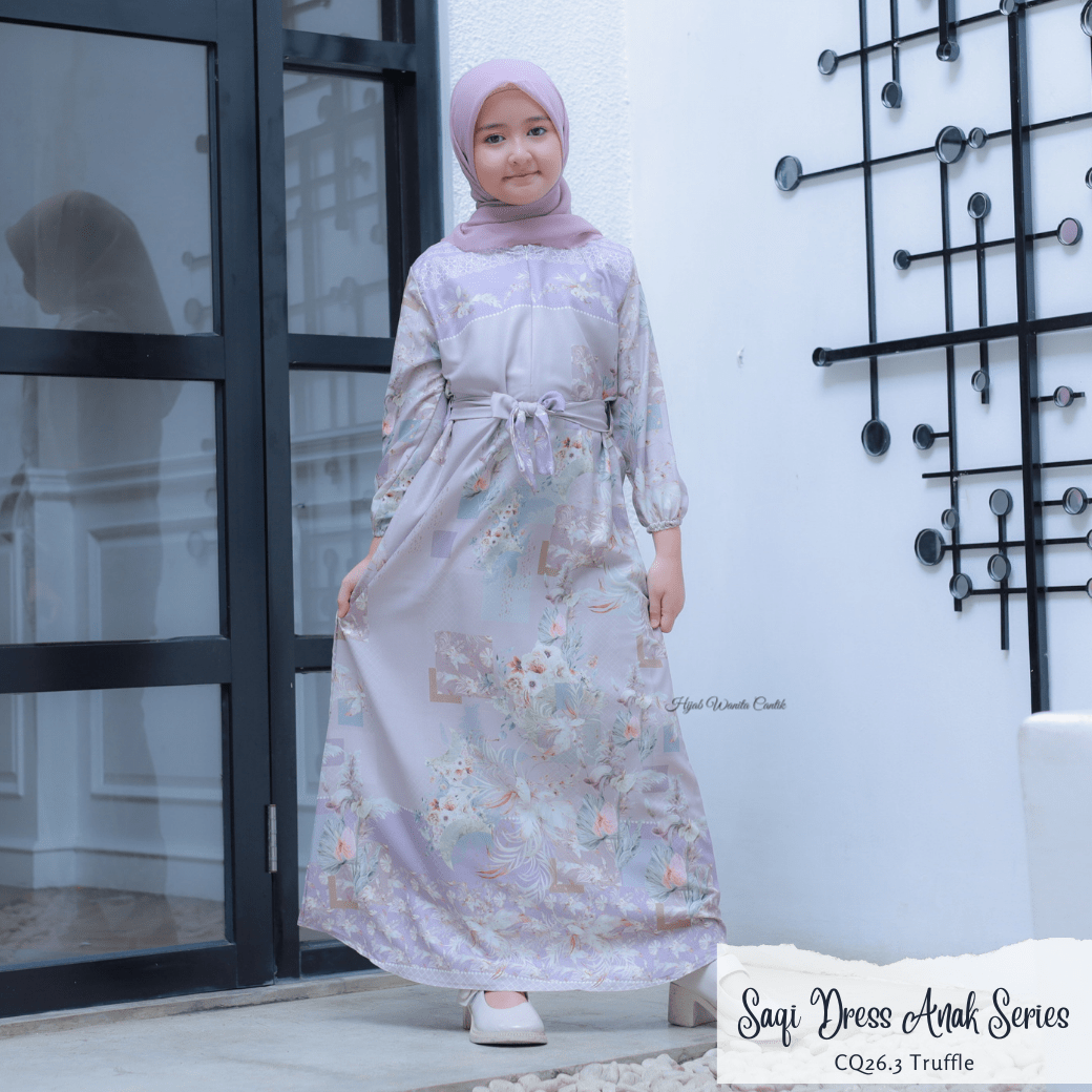 Saqi Dress Anak Custom - CQ26.3 Truffle