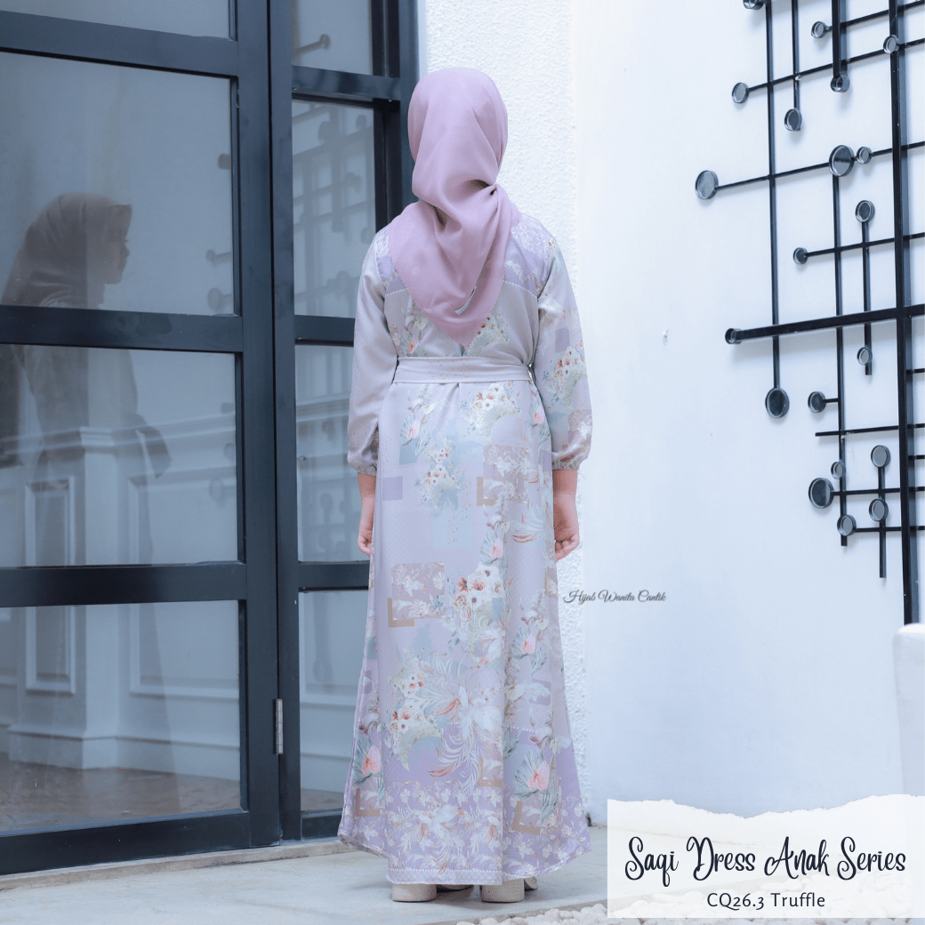 Saqi Dress Anak Custom - CQ26.3 Truffle