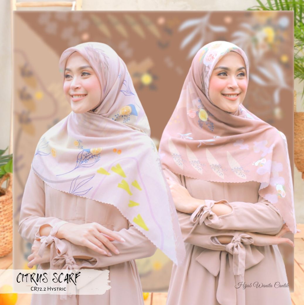 Segiempat Citrus Scarf - CR72.2 Hystric