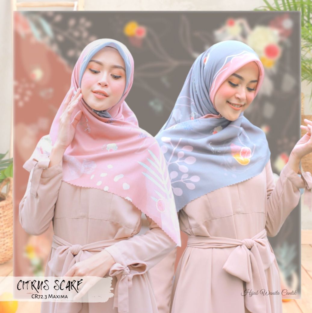 Segiempat Citrus Scarf - CR72.3 Maxima