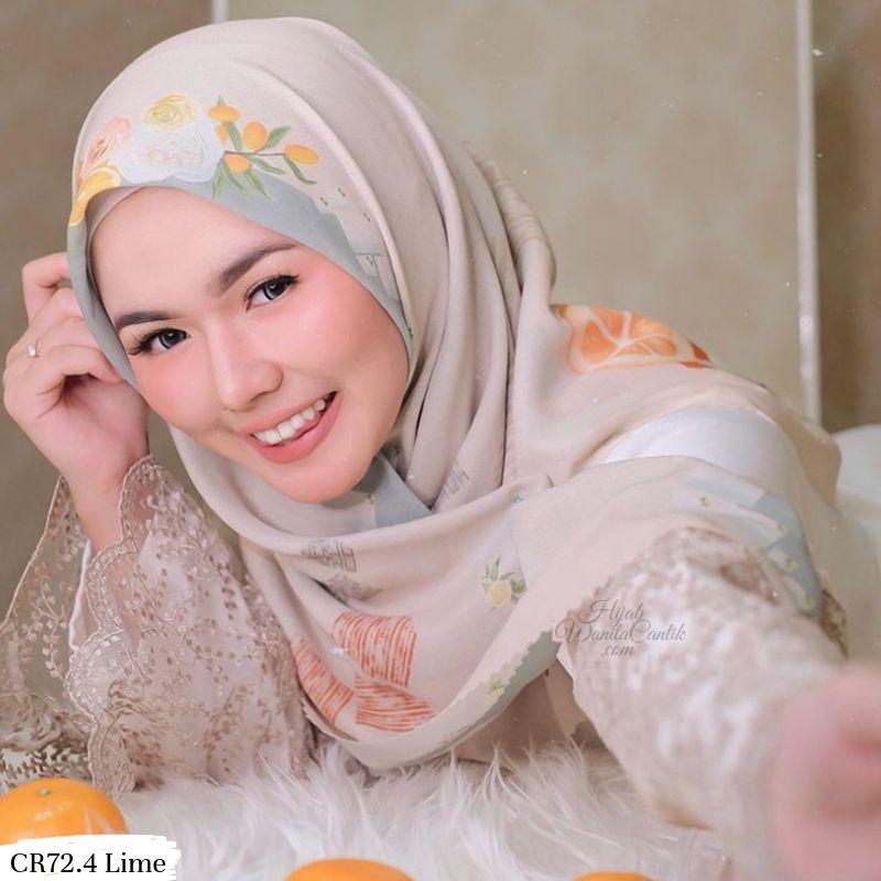 Segiempat Citrus Scarf - CR72.4 Lime