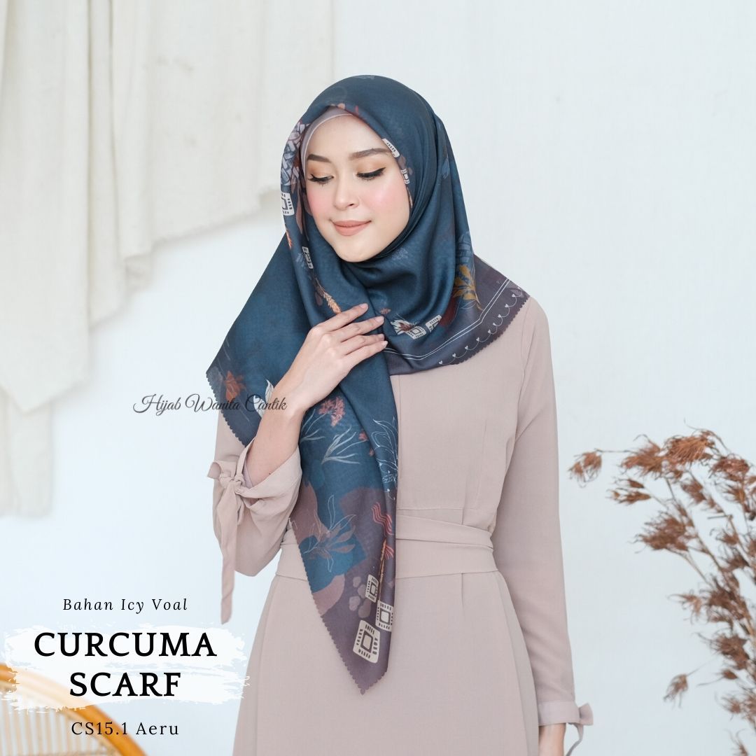 Curcuma Scarf ICY Voal - CS15.1 Aeru