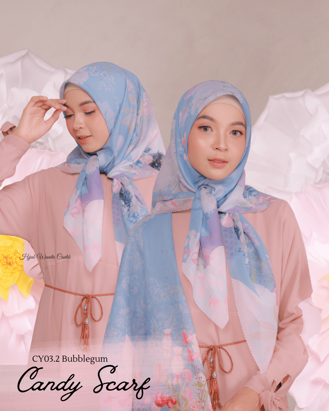 Candy Scarf Icy Voal - CY03.2 Bubblegum