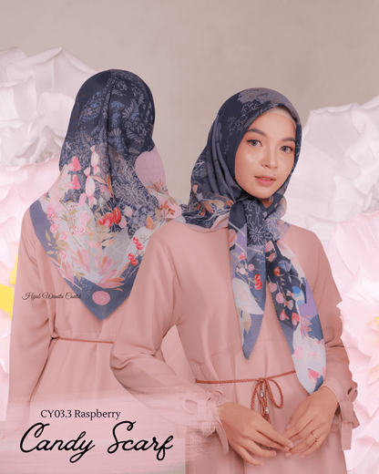 Candy Scarf Icy Voal - CY03.3 Raspberry