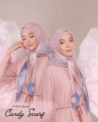 Candy Scarf Icy Voal - CY03.6 Cherry