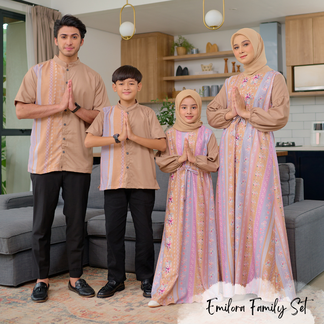 [CLEARANCE SALE] Emilora Dress Anak Custom - CDR3.1 Caramel