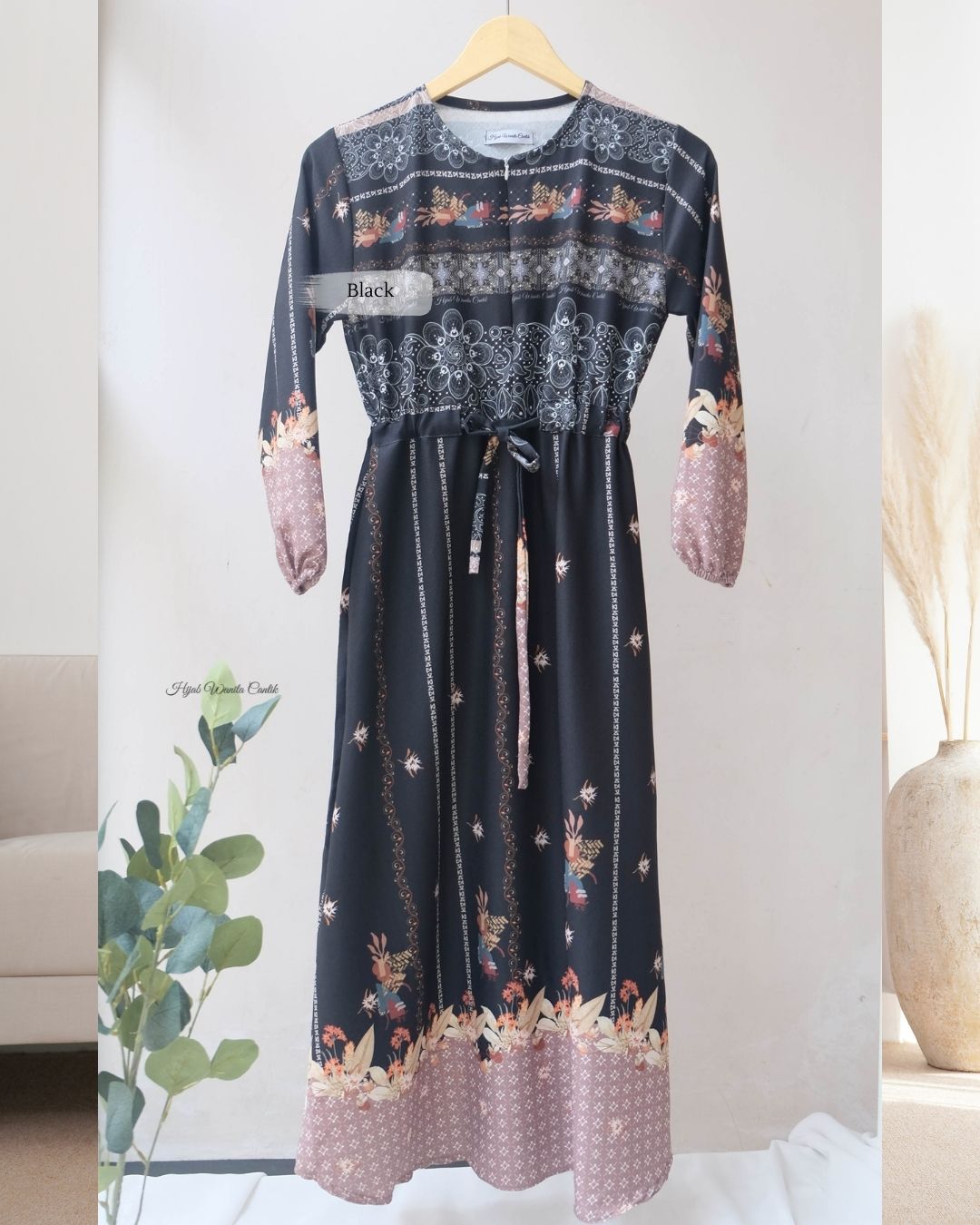 [CLEARANCE SALE] Cilla Dress Anak Custom - DCA2.1 Black