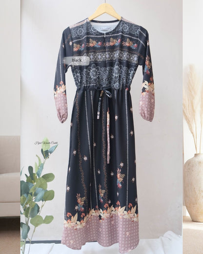 [CLEARANCE SALE] Cilla Dress Anak Custom - DCA2.1 Black