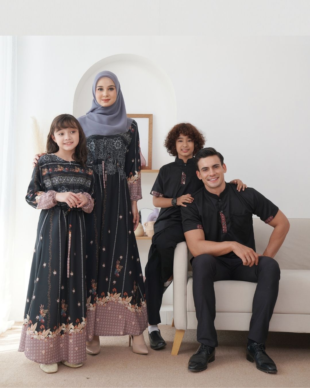 [CLEARANCE SALE] Cilla Dress Anak Custom - DCA2.1 Black