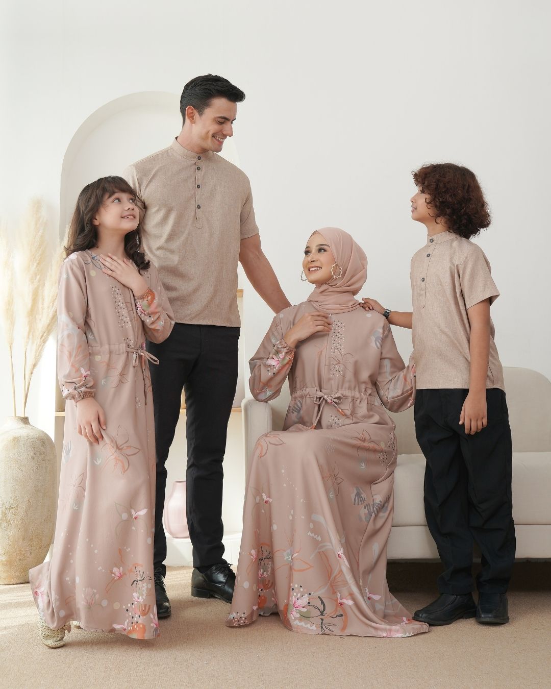 [CLEARANCE SALE] Magnolia Dress Anak Custom - DMA3.4 Clay