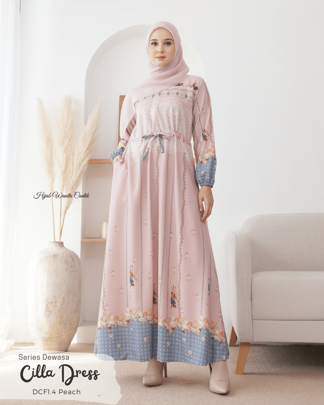 Cilla Dress Custom - DCF1.4 Peach