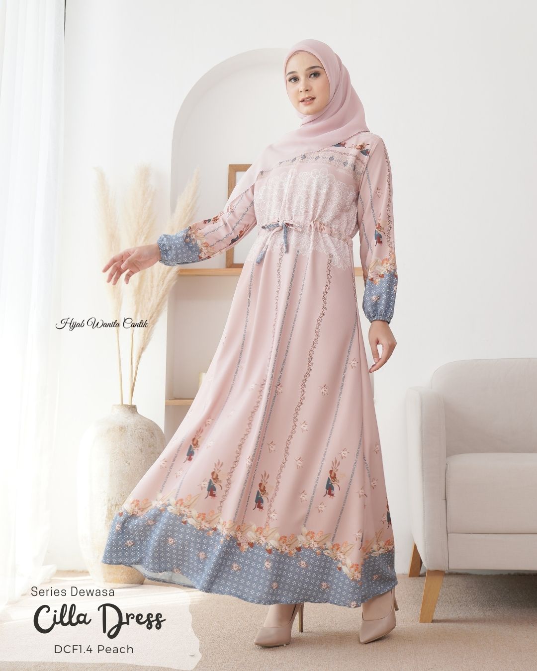 Cilla Dress Custom - DCF1.4 Peach