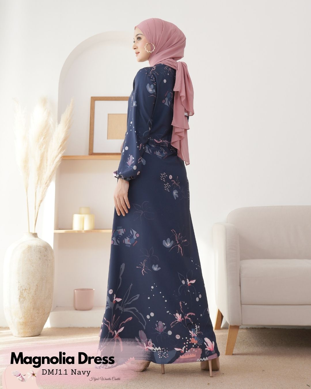 Magnolia Dress Custom - DMJ1.1 Navy