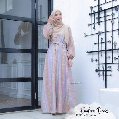 [CLEARANCE SALE] Emilora Dress - EDR3.1 Caramel