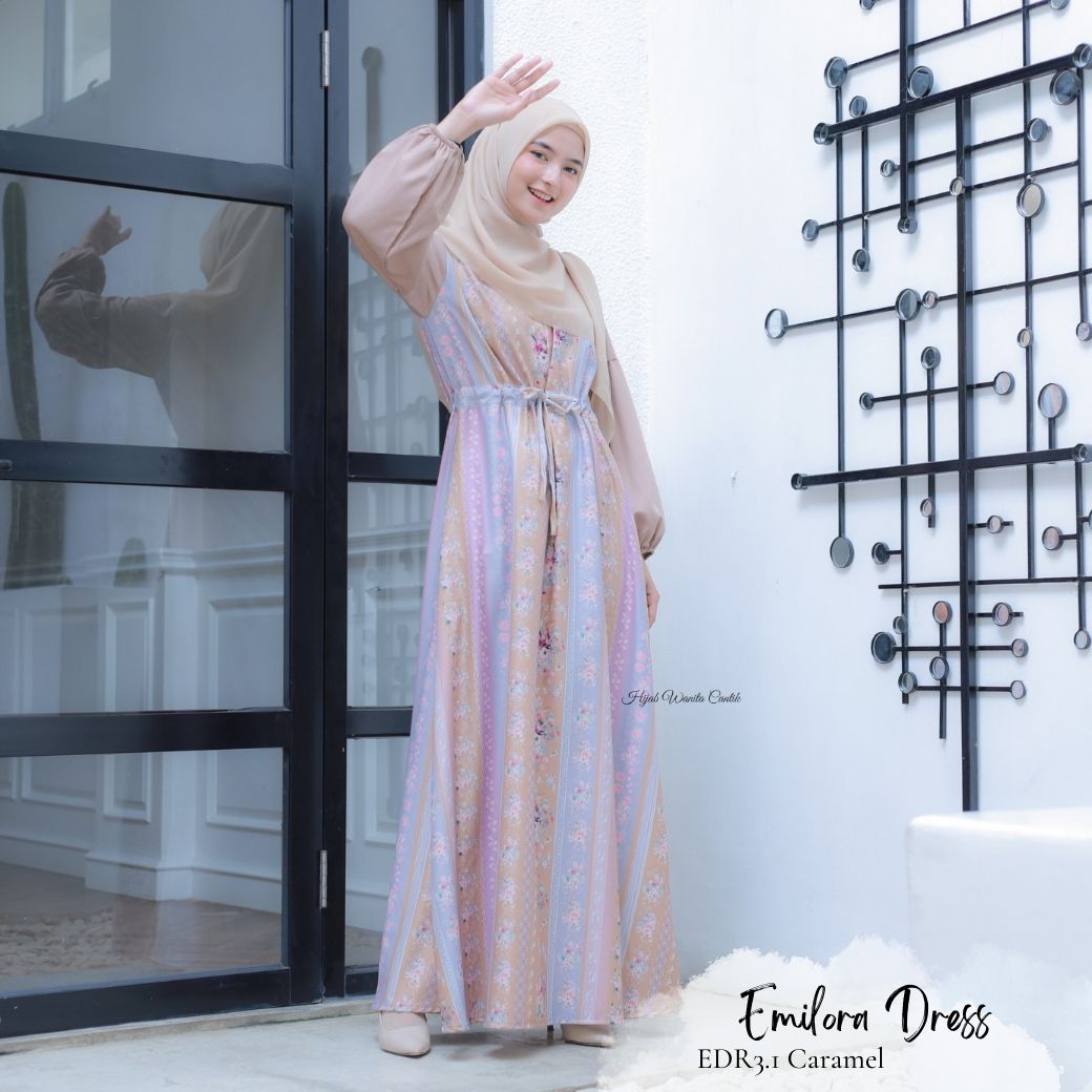 [CLEARANCE SALE] Emilora Dress - EDR3.1 Caramel