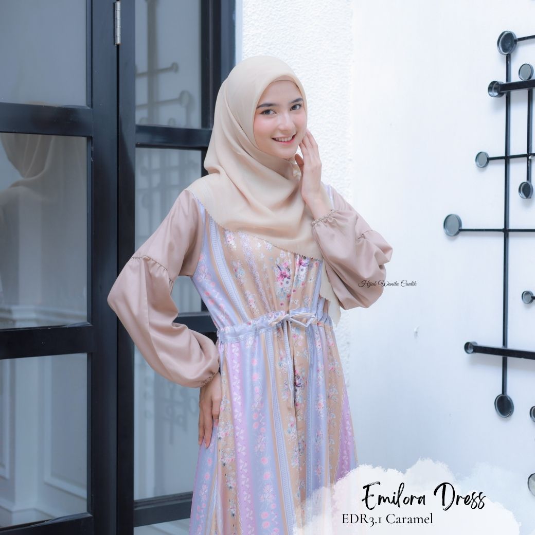 [CLEARANCE SALE] Emilora Dress - EDR3.1 Caramel