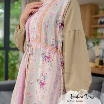 [CLEARANCE SALE] Emilora Dress - EDR3.3 Cream