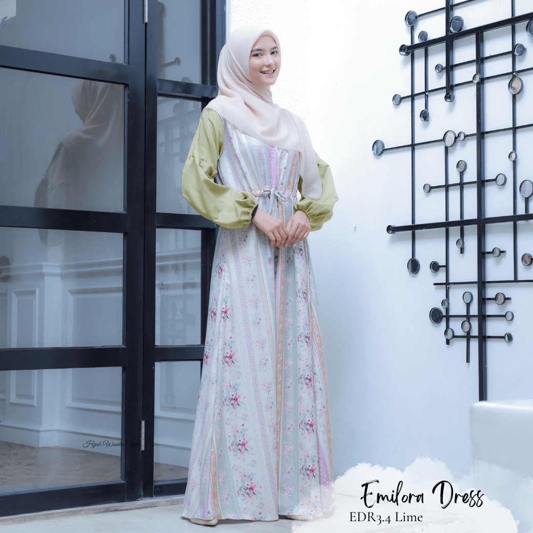 [CLEARANCE SALE] Emilora Dress - EDR3.4 Lime