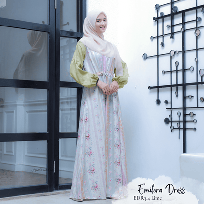 [CLEARANCE SALE] Emilora Dress - EDR3.4 Lime
