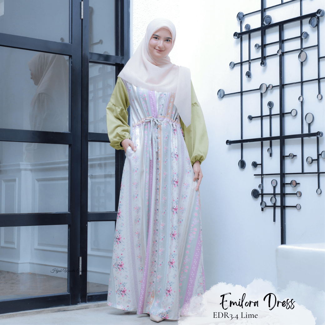 [CLEARANCE SALE] Emilora Dress - EDR3.4 Lime
